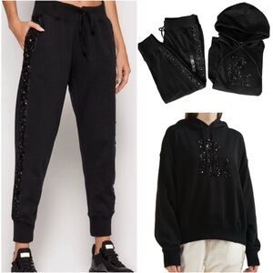 Polo Ralph Lauren Black Sequin Joggers